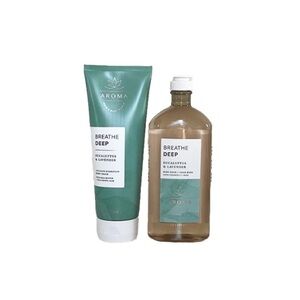 Bath & Body Works Aromatherapy Breathe Deep Eucalyptus & Lavender Body Wash Set